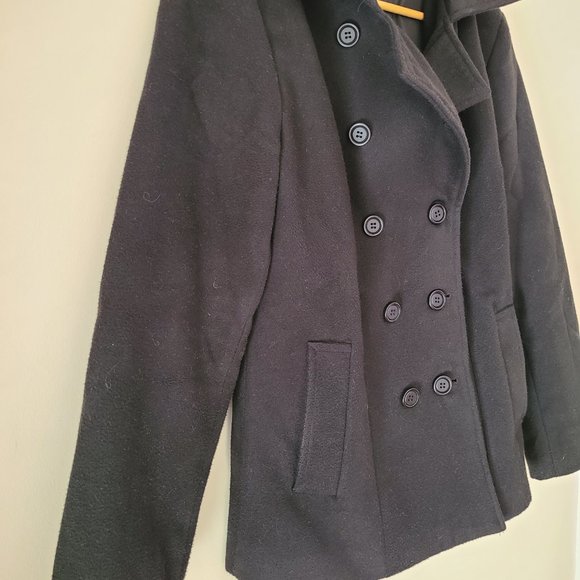 TOM'S WARE (NEW) Woman's Pea Coat - Picture 2 of 14